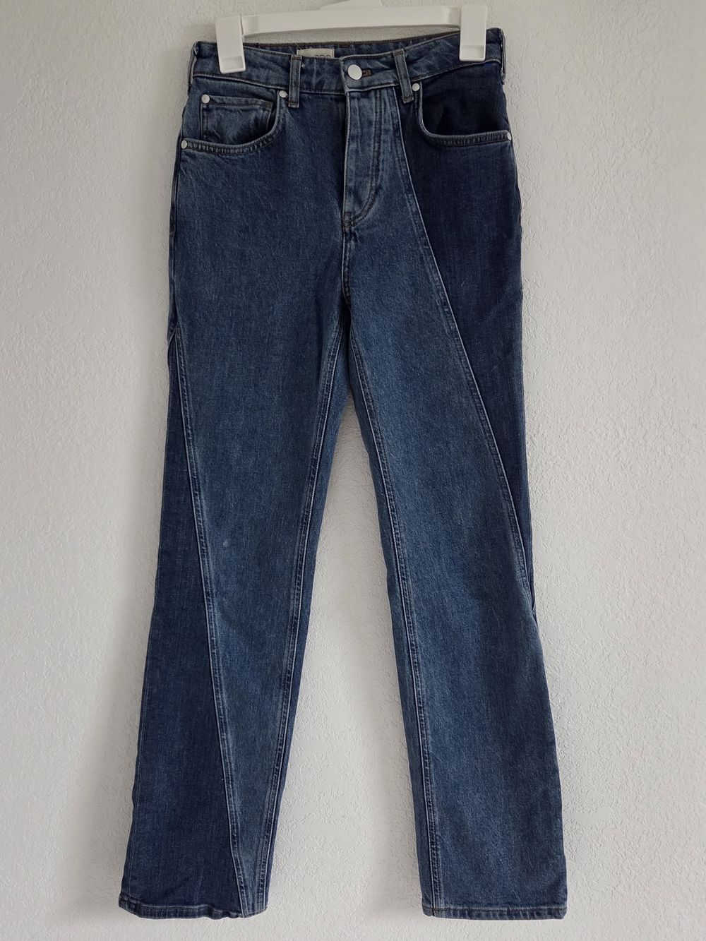 Anthropologie Pilcro Two-Tone Straight Leg Jeans